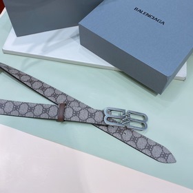 Ширина 3,0 см BB пояс от Balenciaga. Пряжка из чистого меди, пове