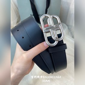 Balenciaga 2023 Новый пояс из итальянской матовой телячьей кожи 