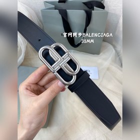 Balenciaga 2023 Новый пояс из итальянской матовой телячьей кожи 