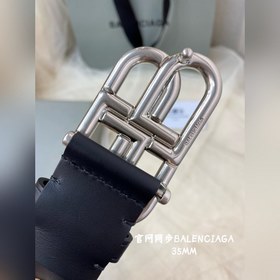 Balenciaga 2023 Новый пояс из итальянской матовой телячьей кожи 