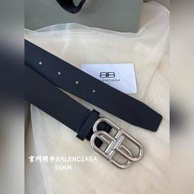 Balenciaga 2023 Новый пояс из итальянской матовой телячьей кожи 