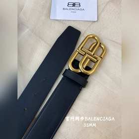 Balenciaga 2023 Новый пояс из итальянской матовой телячьей кожи