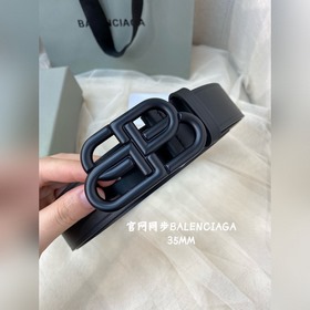 Balenciaga 2023 Новый пояс из итальянской матовой телячьей кожи 