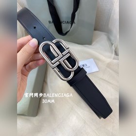 Balenciaga 2023 Новый пояс из итальянской матовой телячьей кожи 