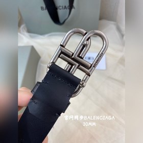 Balenciaga 2023 Новый пояс из итальянской матовой телячьей кожи 
