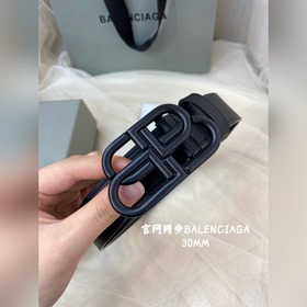 Balenciaga 2023 Новый пояс из итальянской матовой телячьей кожи 