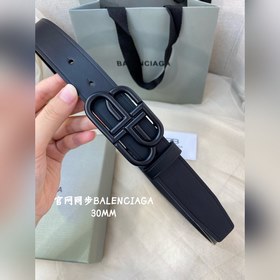 Balenciaga 2023 Новый пояс из итальянской матовой телячьей кожи 