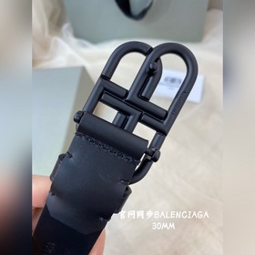 Balenciaga 2023 Новый пояс из итальянской матовой телячьей кожи 