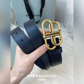 Balenciaga 2023 Новый пояс из итальянской матовой телячьей кожи 
