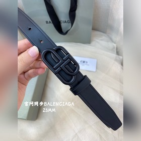 Balenciaga 2023 Новый пояс из итальянской матовой кожи с двусторо