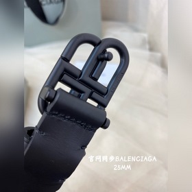 Balenciaga 2023 Новый пояс из итальянской матовой кожи с двусторо