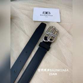 Balenciaga 2023 Новый пояс из итальянской матовой кожи с двусторо