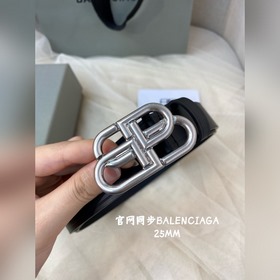 Balenciaga 2023 Новый пояс из итальянской матовой кожи с двусторо