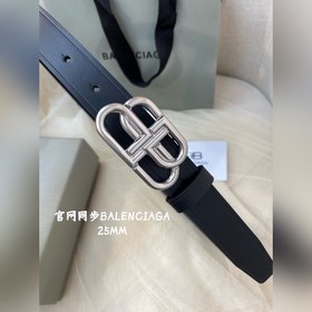 Balenciaga 2023 Новый пояс из итальянской матовой кожи с двусторо