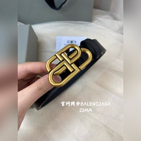 Balenciaga 2023 Новый пояс из итальянской матовой кожи с двусторо