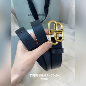 Balenciaga 2023 Новый пояс из итальянской матовой кожи с двусторо