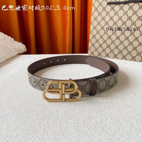 Новый модный пояс BALENCIAGA Paris, импортный принт на лицевой ст
