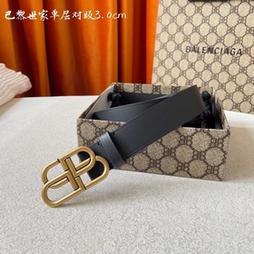 BALENCIAGA Paris новая модная пояс из импортной однослойной кожи