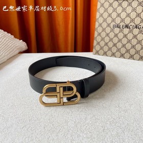 BALENCIAGA Paris новая модная пояс из импортной однослойной кожи 