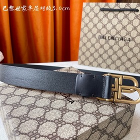 BALENCIAGA Paris новая модная пояс из импортной однослойной кожи 