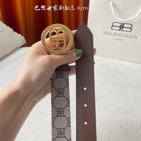 Новый модный пояс BALENCIAGA Paris, с оригинальным принтом и ориг