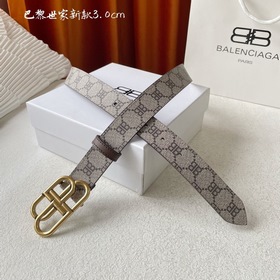 Новый модный пояс BALENCIAGA Paris, оригинальная печать в сочетан