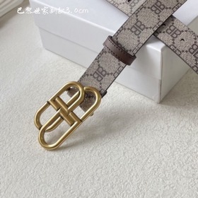 Новый модный пояс BALENCIAGA Paris, оригинальная печать в сочетан
