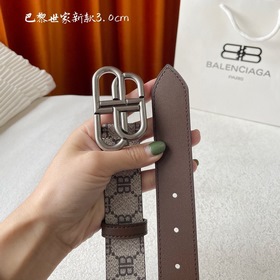 Новый модный пояс BALENCIAGA Paris, оригинальная печать в сочетан
