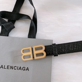 Balenciaga BB пояс! Пряжка из чистого меди, поверхность покрыта п