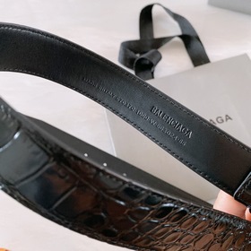 Balenciaga BB пояс! Пряжка из чистого меди, поверхность покрыта п
