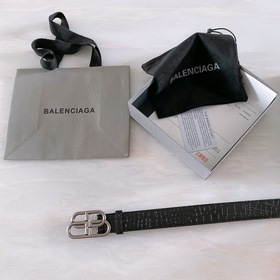 Balenciaga BB пояс! Пряжка из чистого меди, поверхность покрыта п