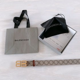 Balenciaga BB пояс! Пряжка из чистого меди, поверхность покрыта п