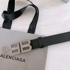 Balenciaga BB пояс! Пряжка из чистого меди, поверхность покрыта п