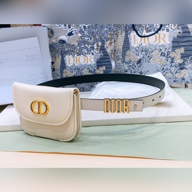 dior30 Montaigne CD пряжка для ремня Внутренняя сторона украшена 