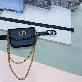 dior30 Montaigne CD поясная пряжка Внутренняя сторона украшена ло