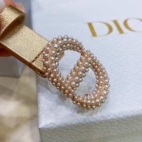 Dior Pearl, латунь, двухсторонняя телячья кожа, внутренняя сторон