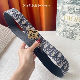Эта металлическая пряжка для ремня из латуни с покрытием от Dior 