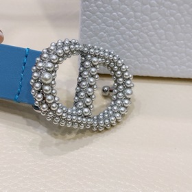 Dior жемчуг, латунь, двусторонняя телячья кожа, внутренняя сторон