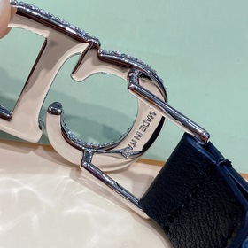 Новая модель CD-поясной пряжки в форме седла от Dior на весну 202
