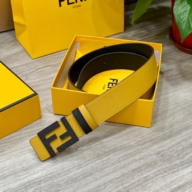 FENDl (Fendi) ширина 40 мм, двусторонняя оригинальная телячья кож