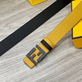 FENDl (Fendi) ширина 40 мм, двусторонняя оригинальная телячья кож