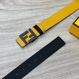 FENDl (Fendi) ширина 40 мм, двусторонняя оригинальная телячья кож