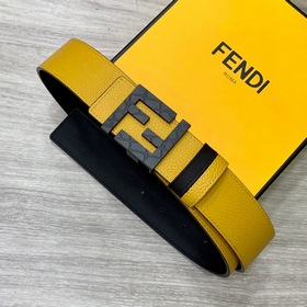 FENDl (Fendi) ширина 40 мм, двусторонняя оригинальная телячья кож