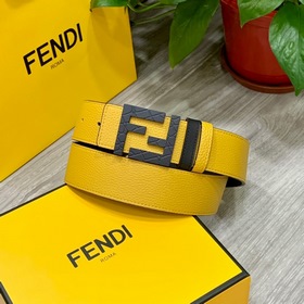 FENDl (Fendi) ширина 40 мм, двусторонняя оригинальная телячья кож