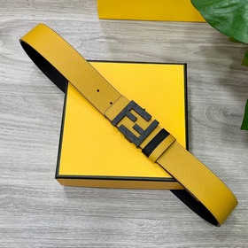 FENDl (Fendi) ширина 40 мм, двусторонняя оригинальная телячья кож
