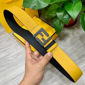 FENDl (Fendi) ширина 40 мм, двусторонняя оригинальная телячья кож
