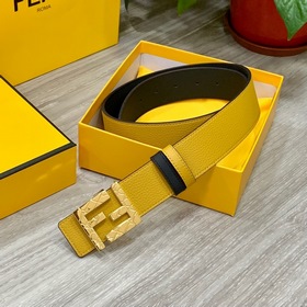 FENDl (Fendi) ширина 40 мм, двусторонняя оригинальная телячья кож