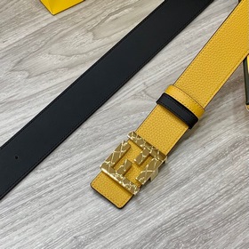 FENDl (Fendi) ширина 40 мм, двусторонняя оригинальная телячья кож