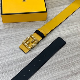 FENDl (Fendi) ширина 40 мм, двусторонняя оригинальная телячья кож