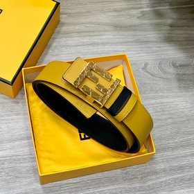 FENDl (Fendi) ширина 40 мм, двусторонняя оригинальная телячья кож